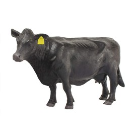 Little Buster Toys Black Angus Family Set - Angus Cow, Bull, and Calf; 1/16th Scale
