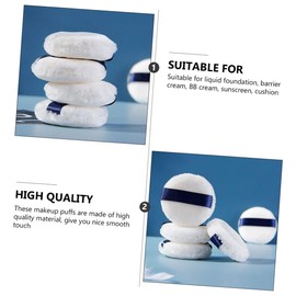 BIUDECO 3pcs Soft Powder Puff for Loose Body Makeup Dual-sided Cosmetic Sponge for Foundation Blush Setting Powder Gentle Skin for Daily Use