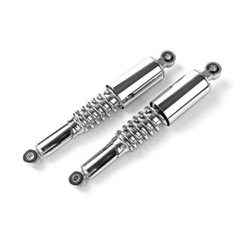 SUNQIAO CT70 Rear Shock, Suspension 330MM Chrome Motorcycle Absorber for CT110 One Pair