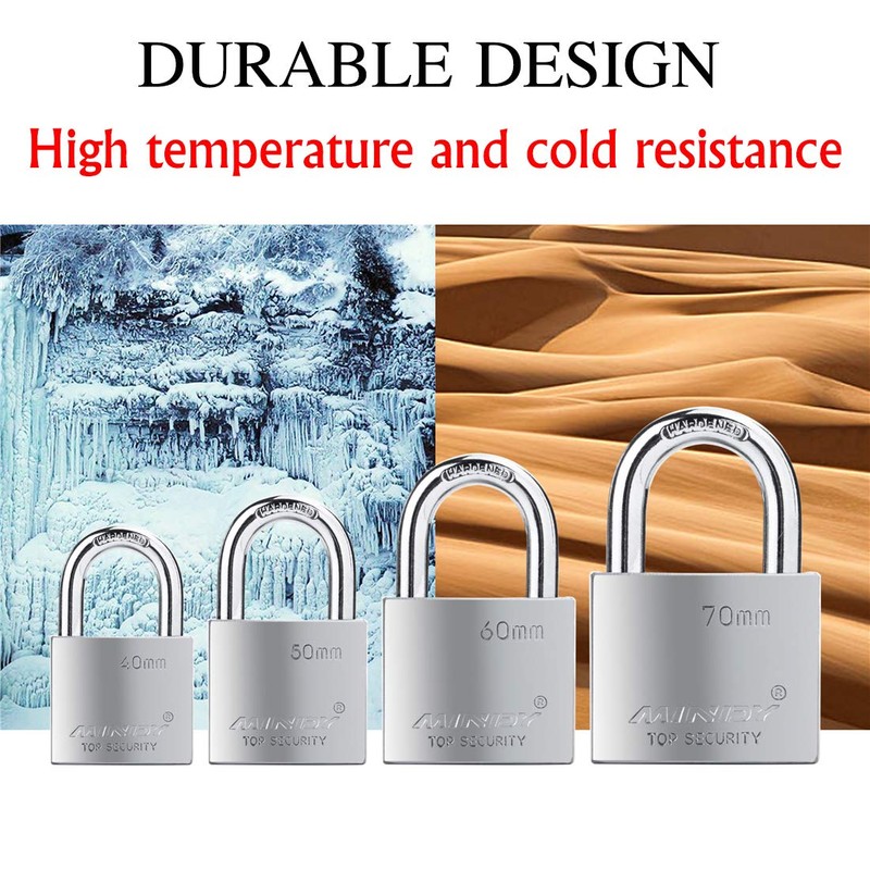 70mm Heavy Duty Lock Warehouse Waterproof Keyed Padlock High Security