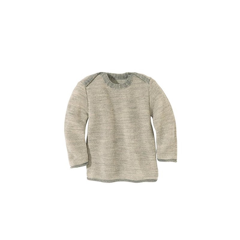 Disana 31302XX Melange Pullover, Wool, Blue - 50/56