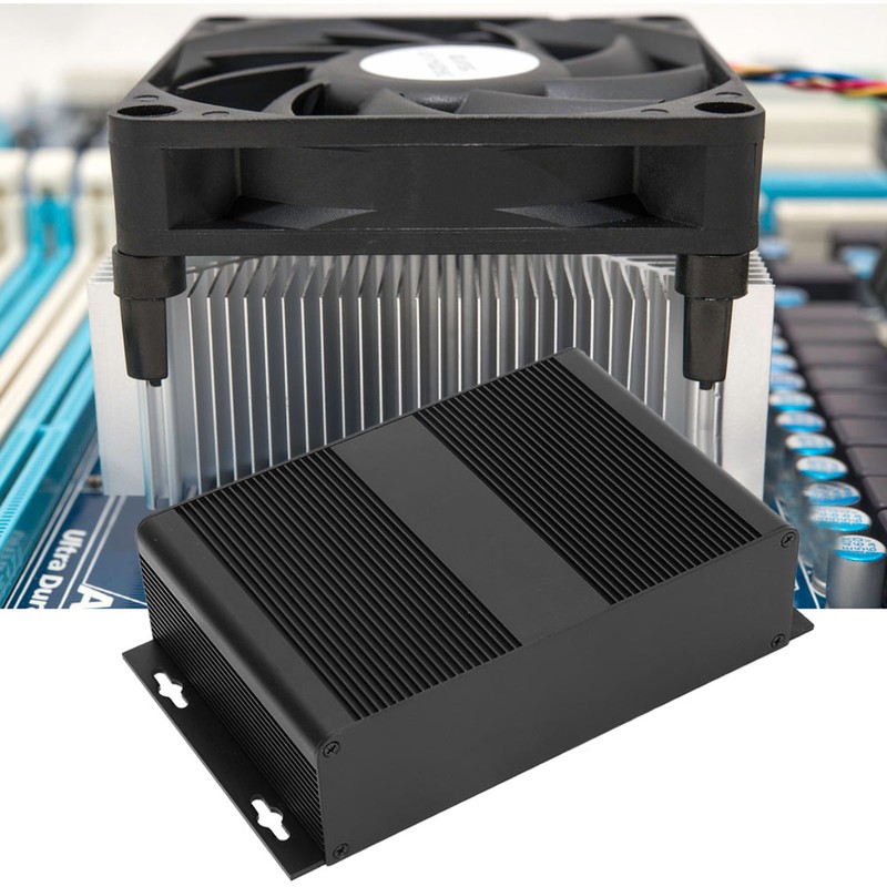Printed Circuit Board Instrument Aluminum Cooling Box DIY Electronic Project