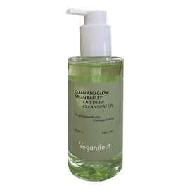Vegan Effect Clean & Glow Green Barley LHA Deep Cleansing Oil 205ml 4 Pieces / Circle / 비건이펙트 클린 앤 글로우 청보리 LHA 딥 클렌징 오일 205ml 4개  써클