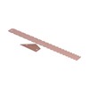 Guitar Measuring Tool Set Silver Aluminum Neck Straight Edge Fret
