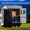 7.5 x 6 ft Black Large Adjustable Waterproof Car Tail