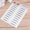 Cabilock 2 Piezas Pegatinas de Cejas Artificiales Negras de Papel,