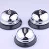 EA Desktop Steel Call Bell Silver 2ea