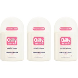 3x Chilly Delicato Intimate Soap Wash Lotion Soap Intimate Care 200 ml