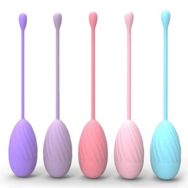 Pelvic Floor Training Balls - Vaginal Balls (Set of 5) for Women - For Bladder Control and Pelvic Floor Exercises - Complete System for Beginners and Advanced Users