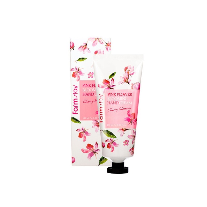 Farm Stay Pink Flower Blooming Hand Cream 100ml Cherry Blossom
