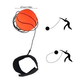 DBAILY Wrist Band Ball, 8PCS Bouncy Wrist Band Ball Rubber Safety With Bracelet And Rope Leisure Elasticity Portable For Child Aldult Exercise Sports Outdoor Play Game