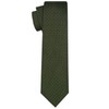 KissTies Mens Olive Green Tie Set Festive Ties For Men