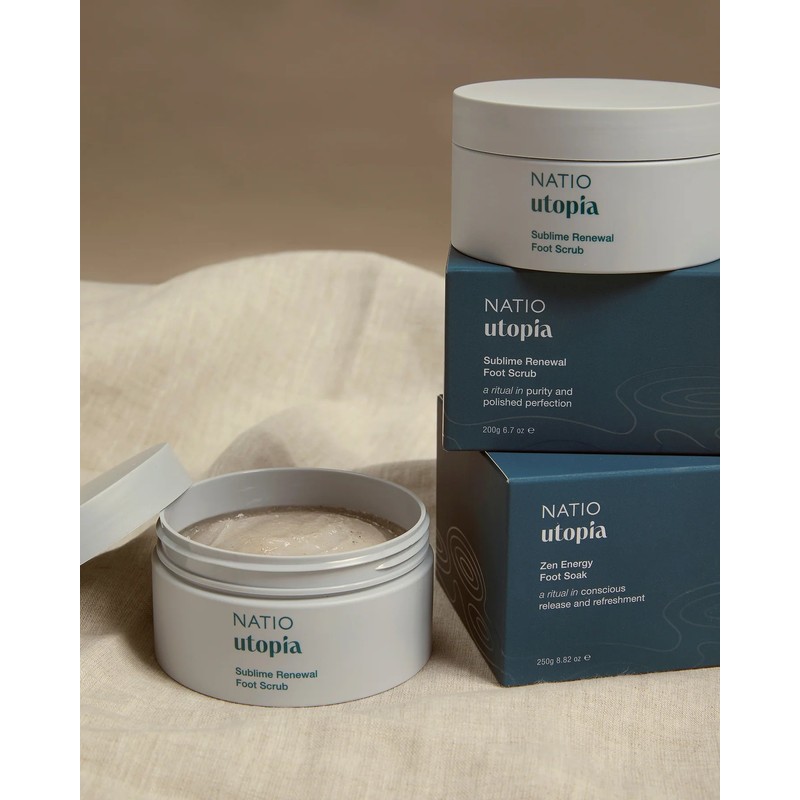 Natio Utopia Sublime Renewal Foot Scrub 200g