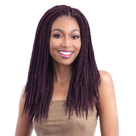 MULTI-PACK DEALS! Freetress Synthetic Hair Crochet Braids Box Braids 14" (7-PACK, 1)