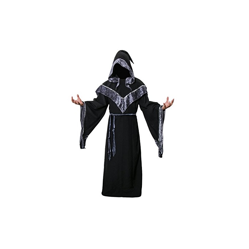 Nofonda Wizard Costume, Dark Wizard Robe, Warlock Cape, Cosplay Costume