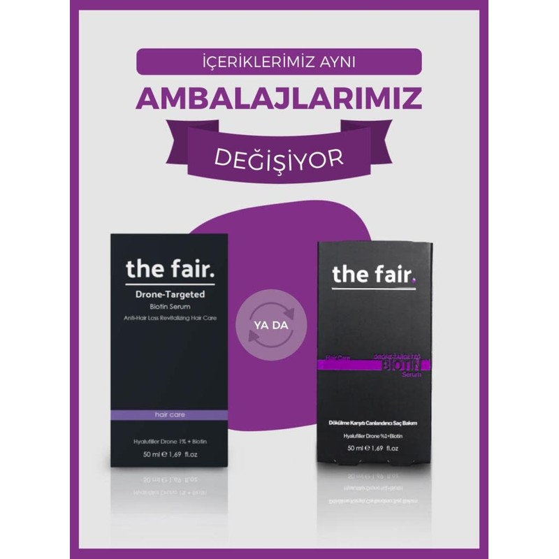 The Fair Suero Capilar con Biotina Dirigido por Dron 50ML,