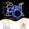 LISIGNVE Drum Kit Neon Sign, Neon Light Sign, Led Neon