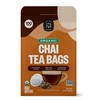 FGO Organic Chai Tea, 100 Count, Eco-Conscious Tea Bags, Resealable