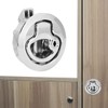 Boat Locking Hatch Latch, Flush Pull Slam Latch, Round Pull