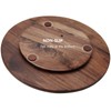 MAGIGO 15 Inches Black Walnut Wood Lazy Susan, Solid Wooden