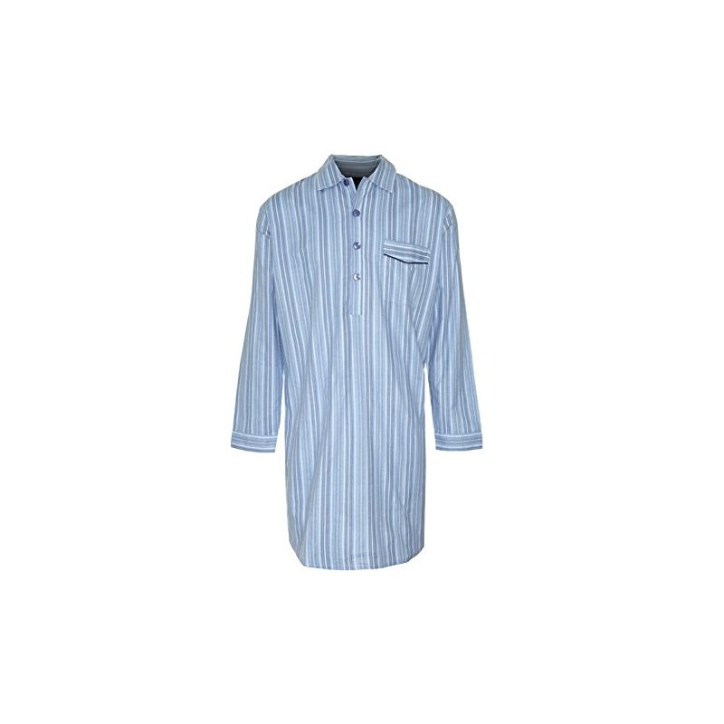 Champion Men's Cotton Night Shirt - blue - Medium