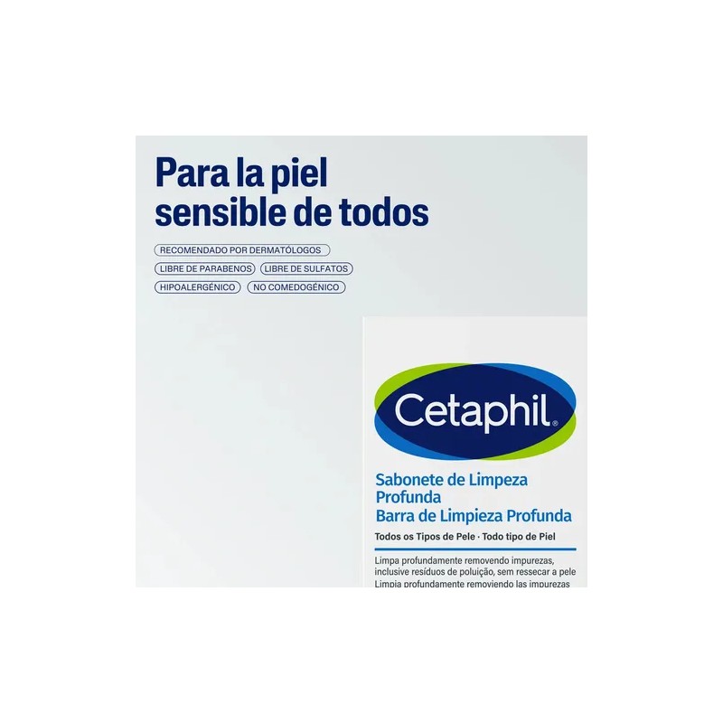 Cetaphil Barra Dermolimpiadora Limpieza Profunda 127 g