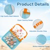 Shell Bags for Beach, Seashell Collecting Bag with Adjustable Shoulder
