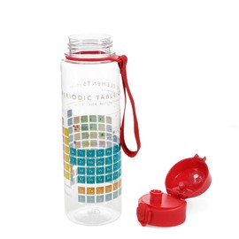 Rex London Drinks bottle with push button lid 700ml - Periodic Table