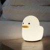 Duck Night Light Silicone Soft Lampshade Delay Automatic Light Off