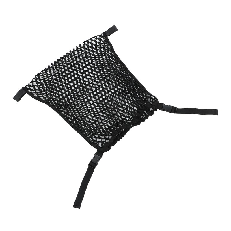 Stroller Mesh Bag Top Button Large Capacity Strap Adjustable Strong