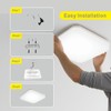 BrightFly LED Square Ceiling Light, 2300LM 20W, 3CCT (3000K/4000K/6500K) Bathroom