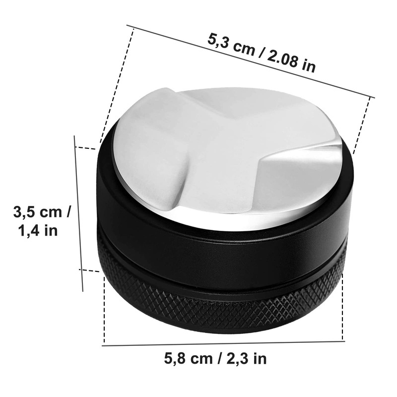 Distributor 304 Stainless Steel Leveler 53mm Ground Coffee Level Tool