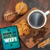 Home is where your wifi connects automatically metal sign with