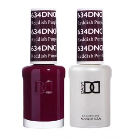 DND DUO Matching Gel & Lacquer #634 - Reddish Purple