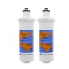 IPW Industries Inc-Omnipure - (E5420-P) - 8" x 2.5" E-Series 1 Micron Carbon Block & 1 oz. Phosphate Filter - Scale Inhibitor; Cyst Reduction 2 Pack