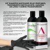 Shampoo Matizador Rojo + Tratamiento Con Keratina Alfamar