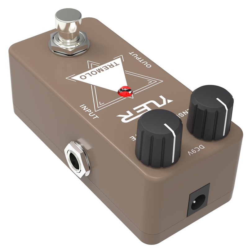 Tremolo, Guitar Effects Pedal, Mini Single Type, True Bypass, DC