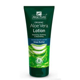 THREE PACKS of Aloe Pura Aloe Vera Lotion with Shea Butter and Vitamin E 200ml