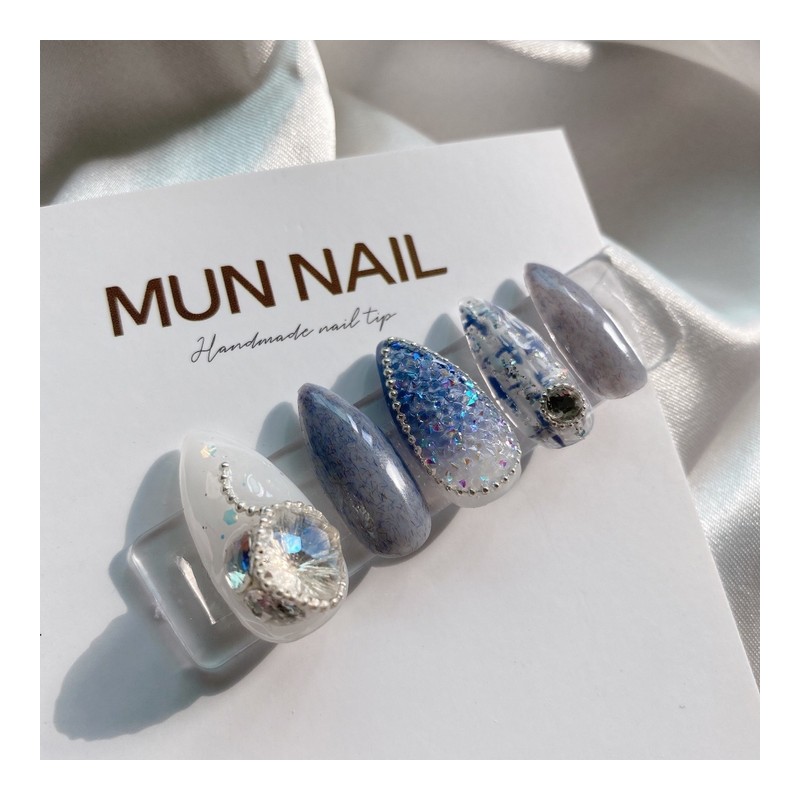 MunNail Carol Nail Tips - Long Point / MunNail 캐럴