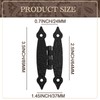 Murtenze 24 Pack 3.5 Inch Black Antique Cast Iron Cabinet