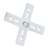 PATIKIL Ceiling Hook Kit, 3 Set Cross Design Metal Plate