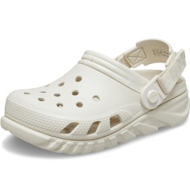 Crocs Unisex-Child Duet Max II Clog, Stucco, 2 Little Kid