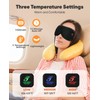 Heated Eye Mask, Cordless Warm Eye Compress for Dry Eyes