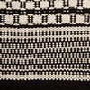 DII Woven Rugs Collection Hand-Loomed, 2x3', Black Dobby Stripe
