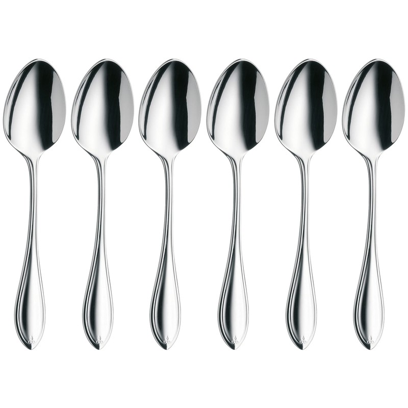 WMF Espresso Spoons Set of 6 Premiere Cromargan Protect Steel