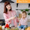 Salt and Pepper Shakers Set with Holder-Stainless Steel Salt Shaker