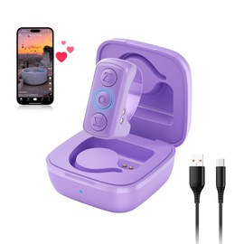 Remote Control for tiktok, Remote Scrolling Ring (Purple)