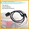 Partuto Back Up Reverse Light Wiring Harness Kit with Waterproof