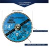 RHAPSODY 14 Inch Diamond Concrete Saw Blade, Turbo Segmented General