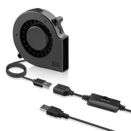 GDSTIME 75mm x 15mm 5V DC USB Fan, Small Mini Brushless Blower Cooling Fan,Amplifier Cooling Fan,with 3-Step Speed Control